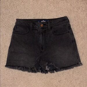 Hollister Women's Dark Gray Jean Shorts